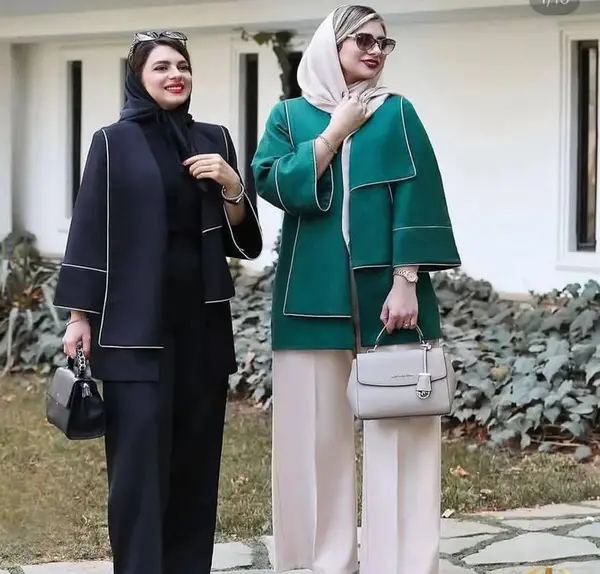 عکس مدل مانتو دخترانه کتی ساده