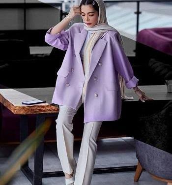 عکس مدل مانتو دخترانه کتی ساده