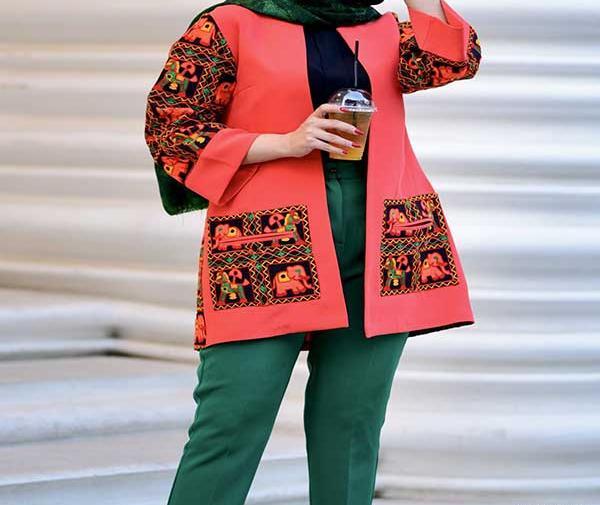 عکس مدل مانتو دخترانه کتی ساده