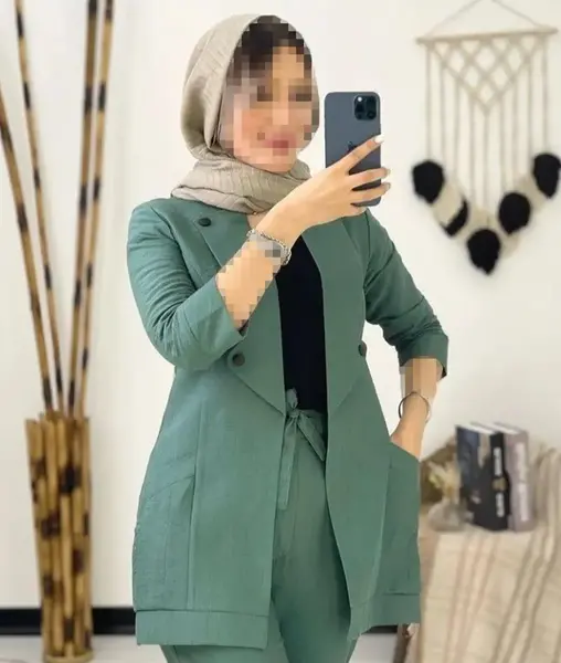 عکس مدل مانتو کتی دخترانه ۱۴۰۳