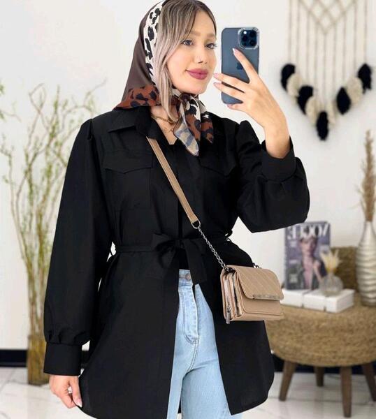 عکس مدل مانتو دخترانه کرپ مازراتی