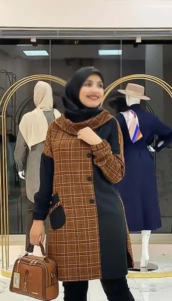 عکس مدل مانتو بلند جدید اینستا