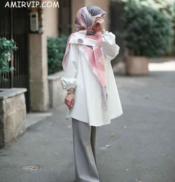 عکس مدل مانتو دخترانه گشاد تابستانی