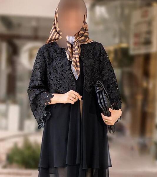 عکس مدل مانتو گیپور دخترانه