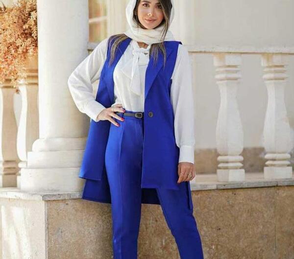 عکس مدل لباس دخترانه مانتو و شلوار