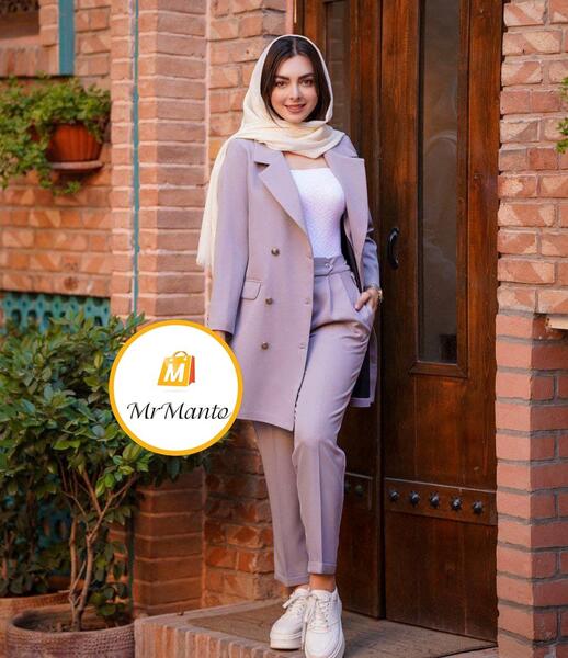 عکس مدل مانتو دخترانه با شلوار مام استایل