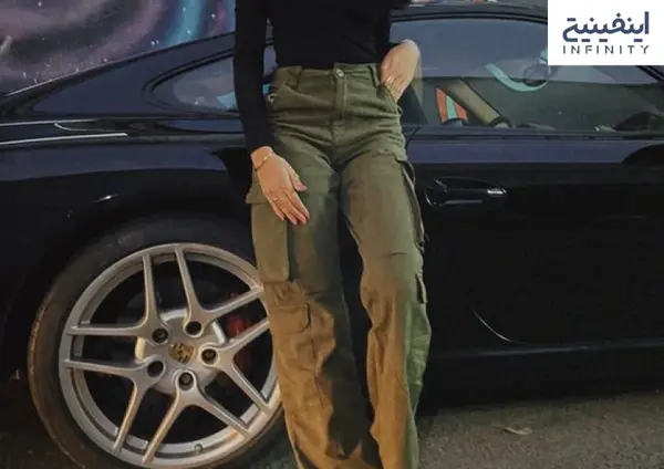عکس مدل مانتو دخترانه با شلوار کارگو