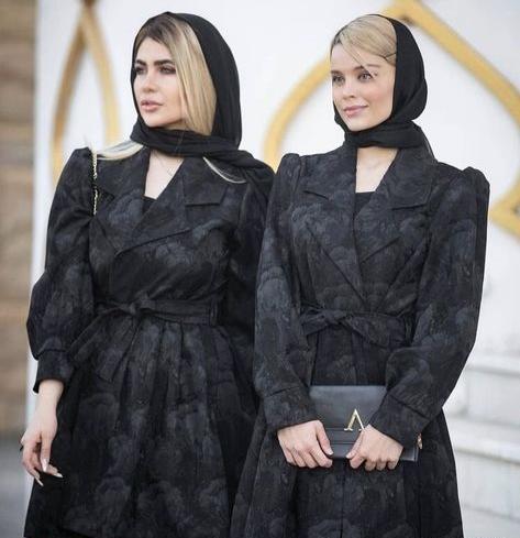 عکس مدل مانتو دخترانه مجلسی سیاه