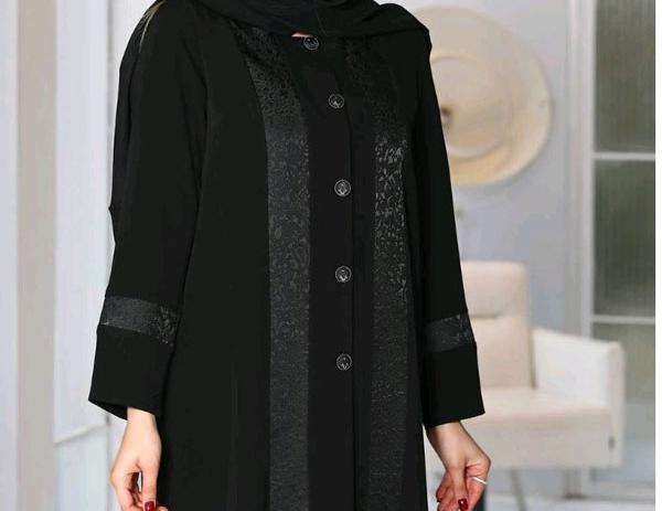 عکس مدل مانتو دخترانه مشکی مجلسی