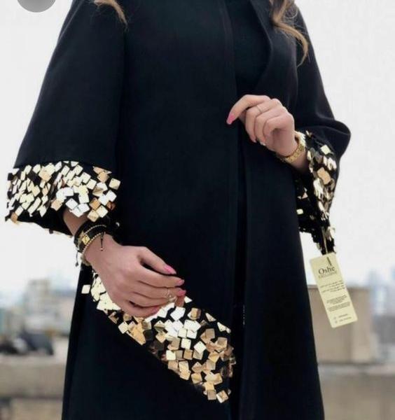 عکس مدل مانتو دخترانه مشکی مجلسی