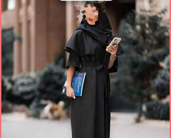 عکس مدل مانتو مشکی دخترانه نوجوان برای محرم
