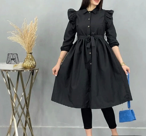 عکس مدل مانتو مشکی دخترانه نوجوان برای محرم