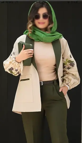عکس مدل مانتو دخترانه 1403 لاکچری