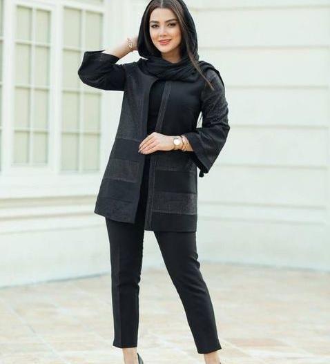 عکس مدل مانتو دخترانه با پارچه لمه