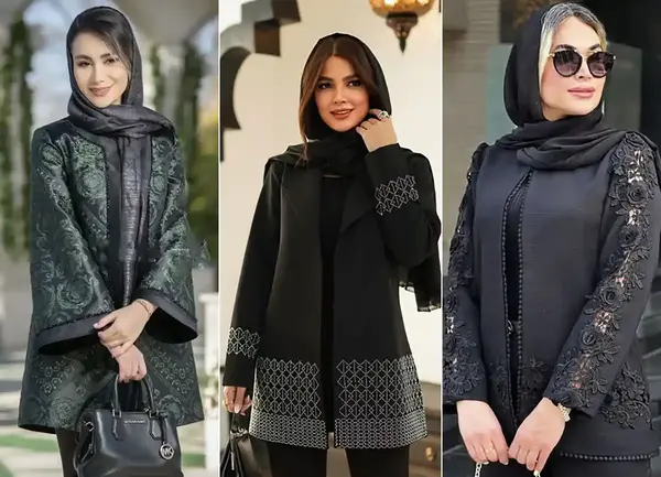 عکس مدل مانتو کرپ دخترانه شیک