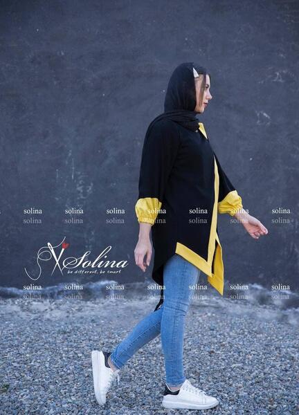 عکس مدل مانتو کوتاه دخترانه اسپرت جدید