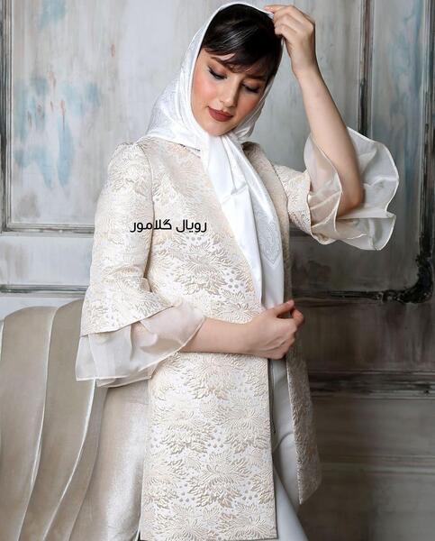 عکس مدل مانتو ژاکارد دخترانه جدید