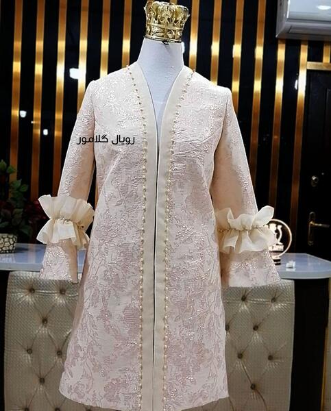 عکس مدل مانتو ژاکارد دخترانه جدید