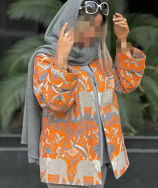 عکس مدل مانتو ژاکارد دخترانه جدید