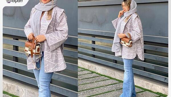 عکس مدل مانتو ژاکارد دخترانه کوتاه