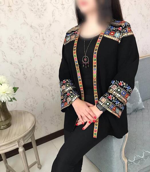 عکس مدل مانتو سنتی دخترانه شیک و جدید