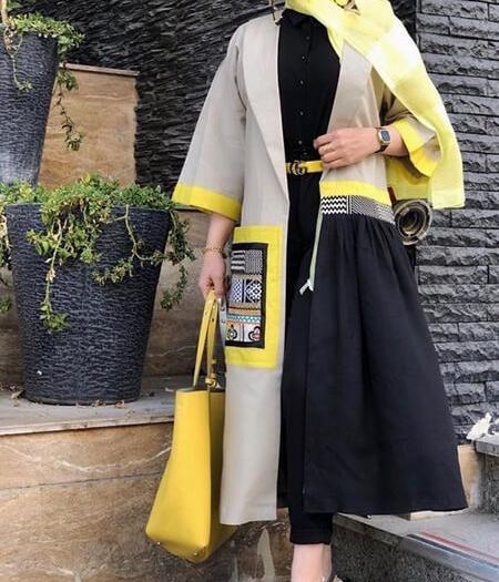عکس مدل مانتو سنتی دخترانه کوتاه
