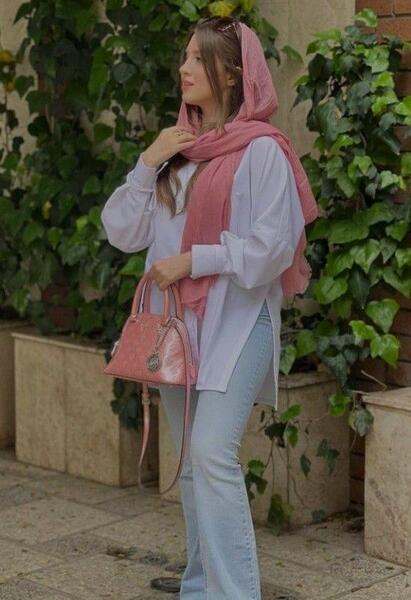 عکس مدل مانتو دخترانه سفید جدید