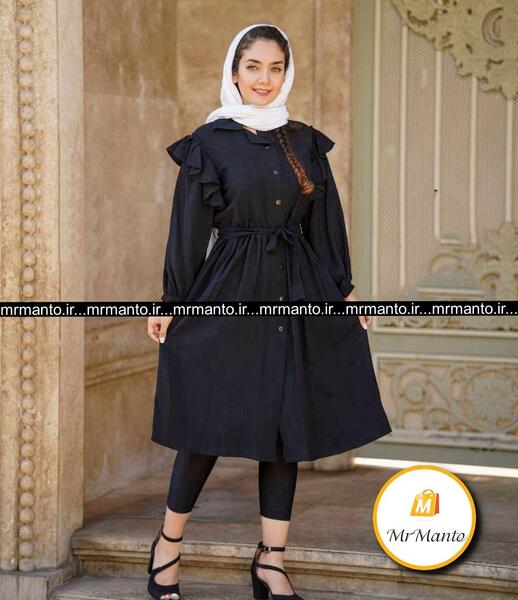 عکس مدل مانتو دخترانه عروسکی بلند
