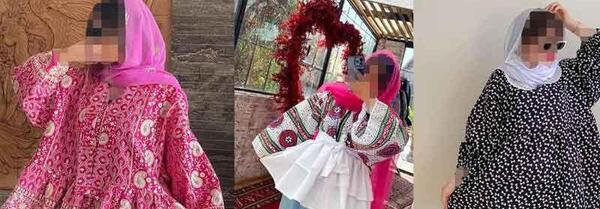 عکس مدل مانتو دخترانه عروسکی بلند