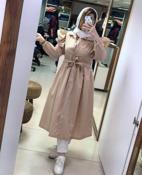 عکس مدل مانتو دخترانه عروسکی بلند