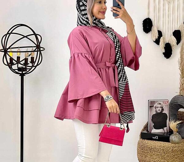 عکس مدل مانتو دخترانه عروسکی کوتاه