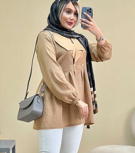عکس مدل مانتو دخترانه عروسکی کوتاه
