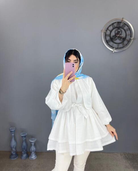 عکس مدل مانتو عروسکی دخترانه تابستانه