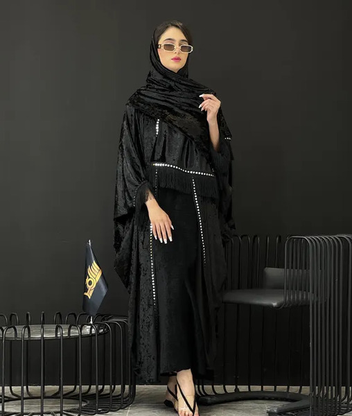 عکس مدل مانتو عبایی عربی دخترانه