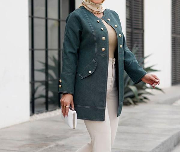 عکس مدل مانتو دخترانه عید ۱۴۰۳