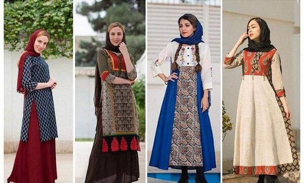 عکس مدل مانتو عید دخترانه بلند