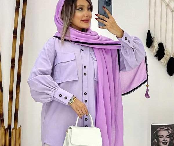 عکس مدل مانتو دخترانه طرح پیراهن مردانه