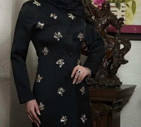 عکس مدل مانتو مجلسی دخترانه کوتاه شیک