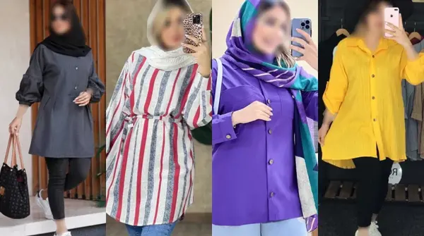 عکس مدل مانتو تابستانه دخترانه شیک جدید