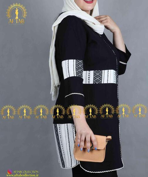 عکس مدل مانتو دخترانه با خرج کار سنتی