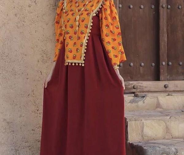 عکس مدل مانتو دخترانه با خرج کار سنتی