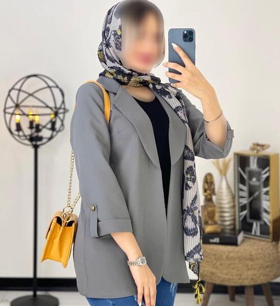 عکس مدل مانتو دخترانه با پارچه کرپ الیزه