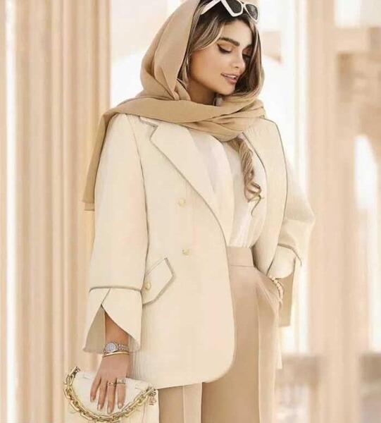 عکس مدل مانتو دخترانه شیک با پارچه کرپ