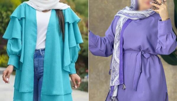 عکس مدل مانتو حریر دخترانه کوتاه