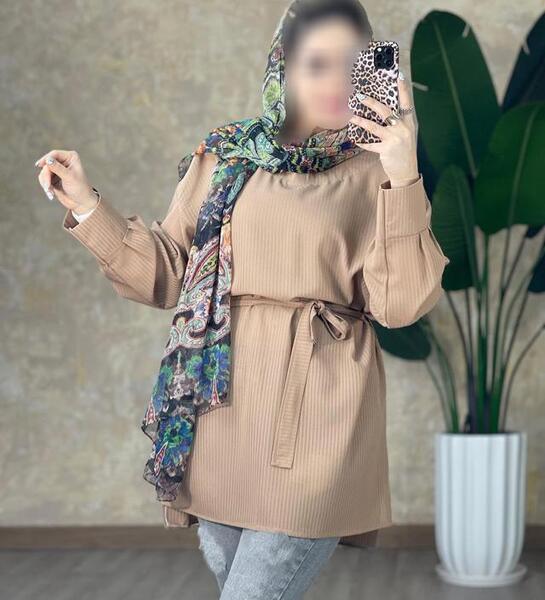 عکس مدل مانتو دخترانه کرپ حریر