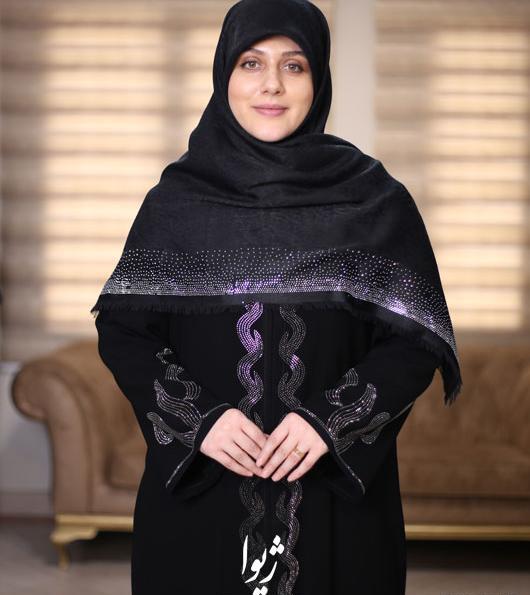عکس مدل مانتو مجلسی دخترانه با حجاب