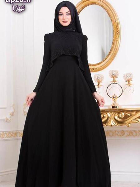 عکس مدل مانتو مجلسی دخترانه با حجاب
