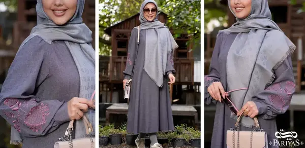 عکس مدل مانتو با حجاب شیک دخترانه