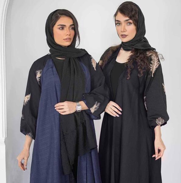 عکس مدل مانتو حریر بلند دخترانه