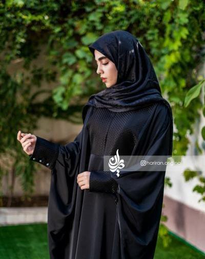 عکس مدل مانتو عبایی حریر دخترانه